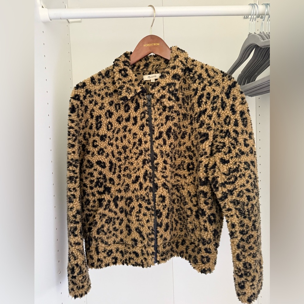 Madewell - Leopard Print Fur Jacket